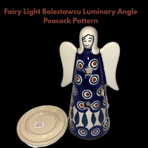 Fairy Light Bolestawcu Luminary Angle Peacock Pattern